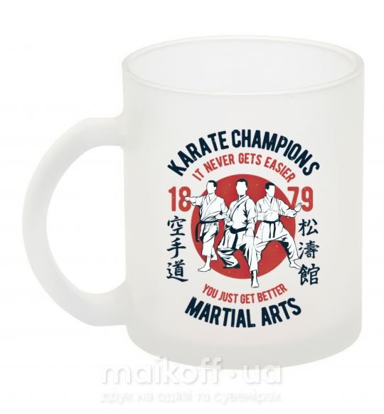 Чашка скляна Karate Champions Фроузен фото