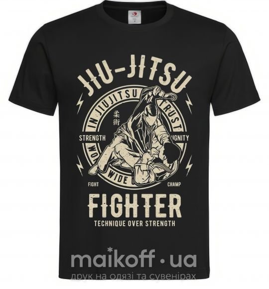 Чоловіча футболка Jiu Jitsu Чорний фото