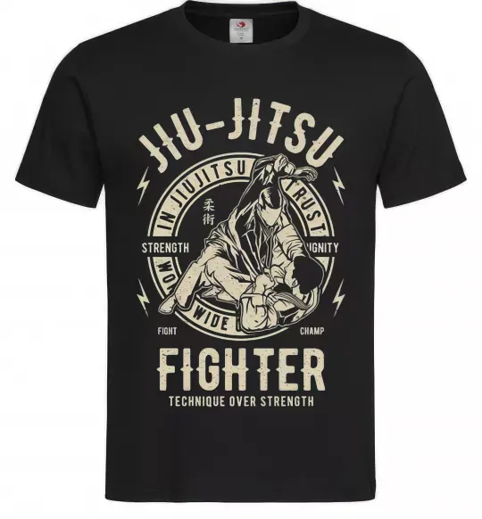 Мужская футболка Jiu Jitsu Черный фото