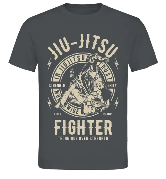 Мужская футболка Jiu Jitsu Графит фото