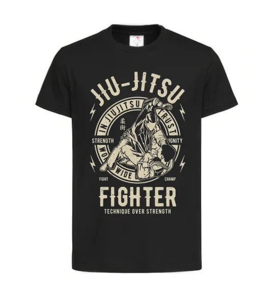 Дитяча футболка Jiu Jitsu Чорний фото