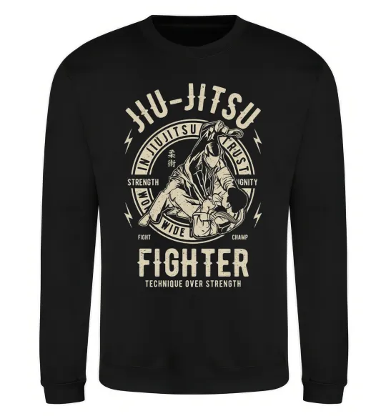 Свитшот Jiu Jitsu Черный фото