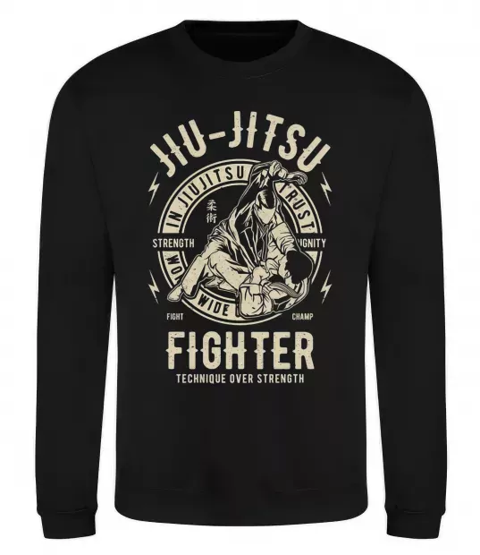 Світшот Jiu Jitsu Чорний фото