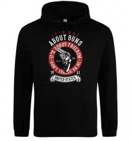 Мужская толстовка (худи) It's About Freedom Черный фото