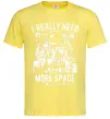 Чоловіча футболка I really need more space problem Лимонний Чоловіча футболка I really need more space problem Лимонний фото