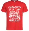 Чоловіча футболка I really need more space problem Червоний Чоловіча футболка I really need more space problem Червоний фото