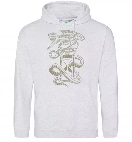 Чоловіча толстовка (худі) Hourglass Сірий меланж фото