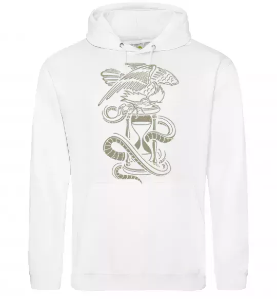 Женская толстовка (худи) Hourglass Белый фото