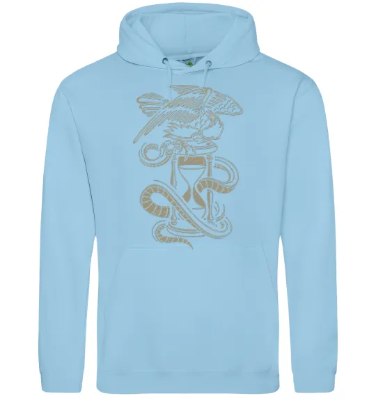 Женская толстовка (худи) Hourglass Голубой фото