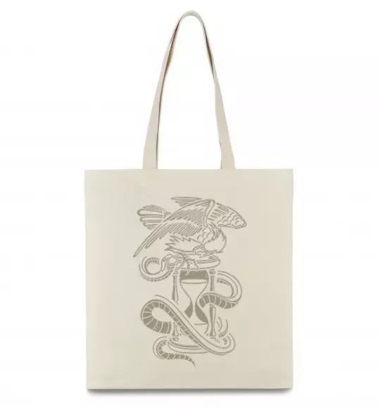 Еко-сумка Hourglass Бежевий фото