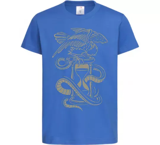 Детская футболка Hourglass Ярко-синий фото