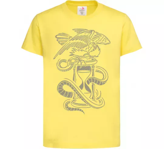 Детская футболка Hourglass Лимонный фото