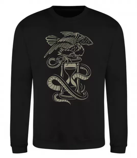 Світшот Hourglass Чорний фото