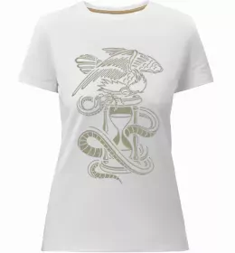 Жіноча преміум футболка Крокодил Чорний фото