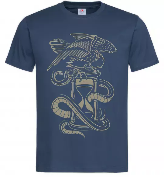 Чоловіча футболка Hourglass Темно-синій фото