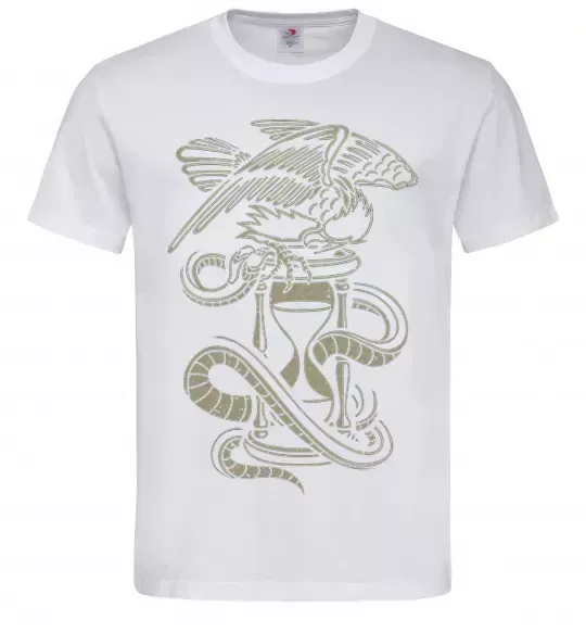 Чоловіча футболка Hourglass Білий фото