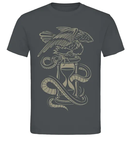 Чоловіча футболка Hourglass Графіт фото