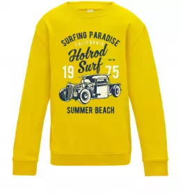 Детский Свитшот Hotrod Surf Солнечно желтый фото