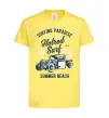 Дитяча футболка Hotrod Surf Лимонний фото