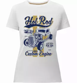 Женская премиум футболка Car tuning Белый фото