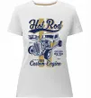 Женская премиум футболка Hot Rod New York Белый фото