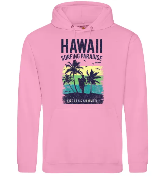 Мужская толстовка (худи) Hawaii Розовый фото