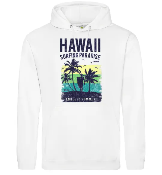 Женская толстовка (худи) Hawaii Белый фото