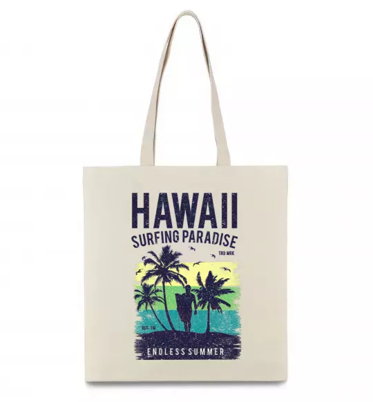Эко-сумка Hawaii Бежевый фото