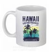 Чашка керамическая Hawaii Белый фото