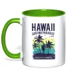 Чашка с цветной ручкой Hawaii Зеленый фото