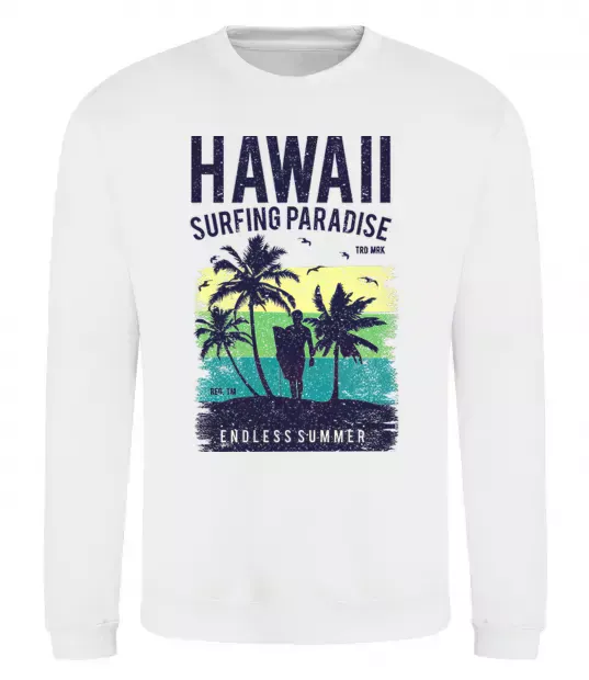 Свитшот Hawaii Белый фото