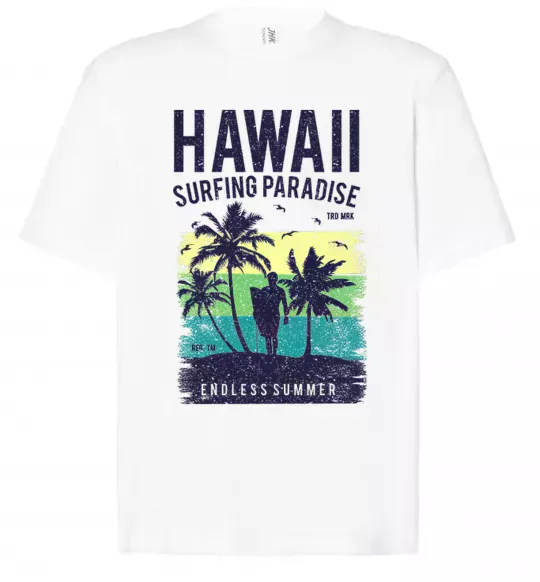 Футболка Оверсайз Hawaii Белый фото