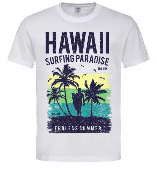 Чоловіча футболка Hawaii Білий фото