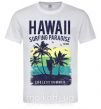 Мужская футболка Hawaii Белый фото
