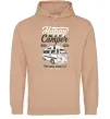 Мужская толстовка (худи) Happy Camper Песочный фото