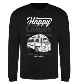 Свитшот Happy Camper Черный фото