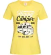Женская футболка Happy Camper Лимонный фото