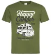 Чоловіча футболка Happy Camper Оливковий Чоловіча футболка Happy Camper Оливковий фото