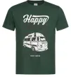 Чоловіча футболка Happy Camper Темно-зелений Чоловіча футболка Happy Camper Темно-зелений фото