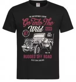 Чоловіча футболка Go Into The Wild Чорний фото