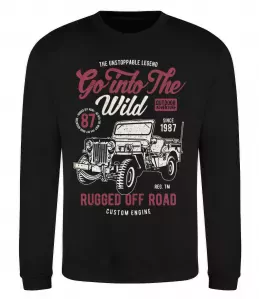 Свитшот Go Into The Wild Черный фото