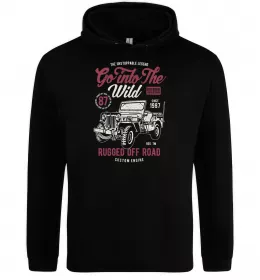 Мужская толстовка (худи) Boost happy Черный фото