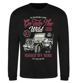 Світшот Go Into The Wild Чорний фото