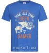 Мужская футболка Geek Gamer Ярко-синий фото