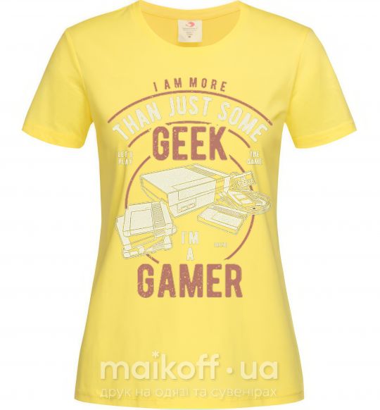 Женская футболка Geek Gamer Лимонный фото