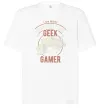 Футболка Оверсайз Geek Gamer Білий фото