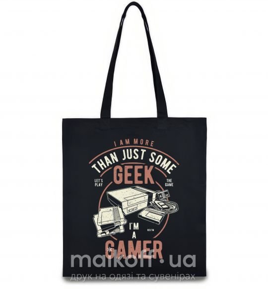 Еко-сумка Geek Gamer Чорний фото