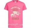 Дитяча футболка Geek Gamer Яскраво-рожевий фото