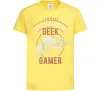 Дитяча футболка Geek Gamer Лимонний фото