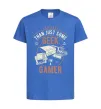 Детская футболка Geek Gamer Ярко-синий фото